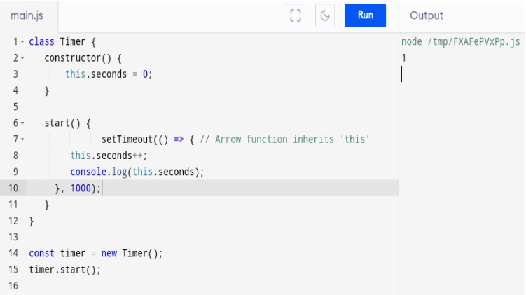 code for this keyword